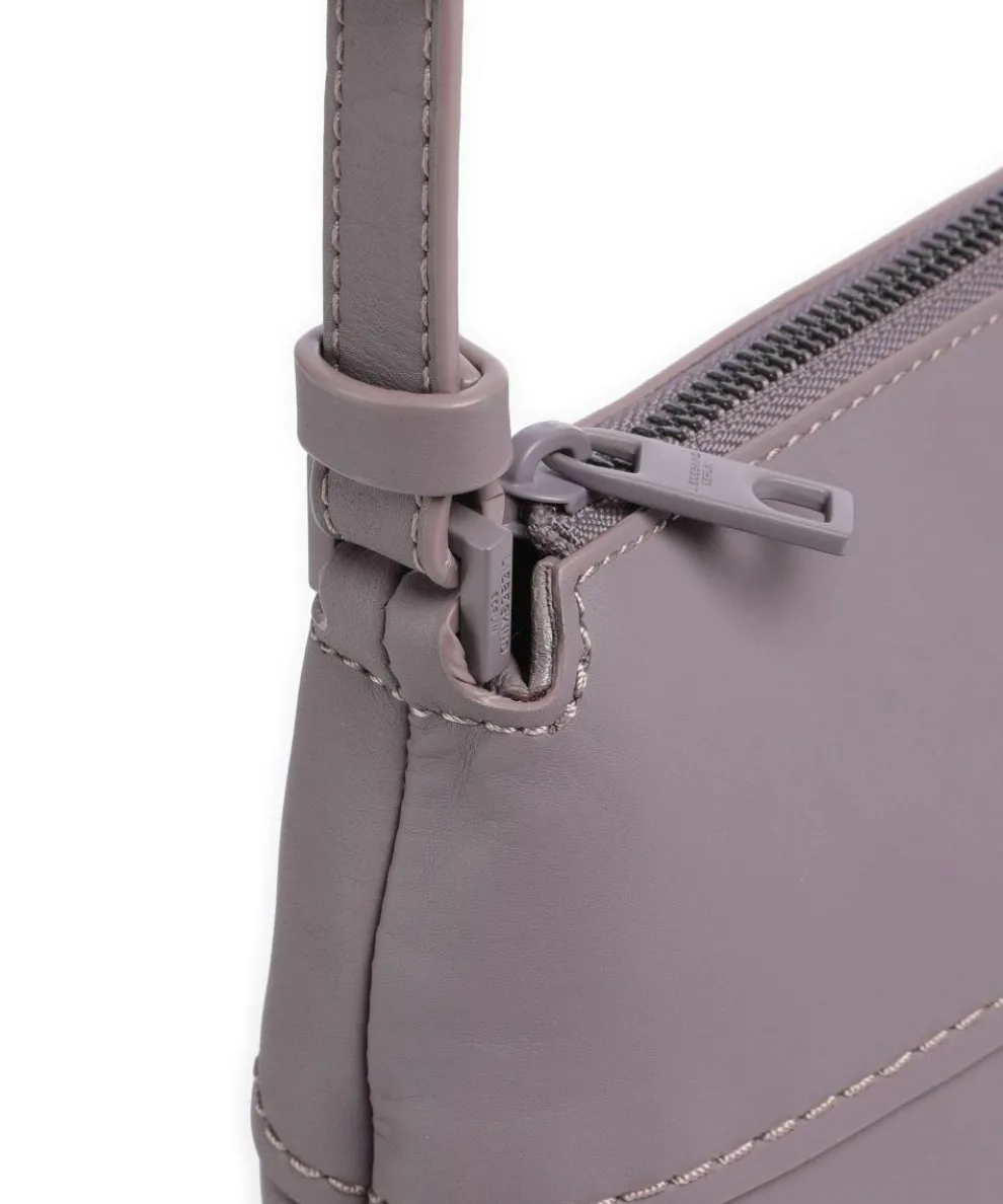 Edda Calf Optic S Umhängetasche fein genarbtes Leder violett