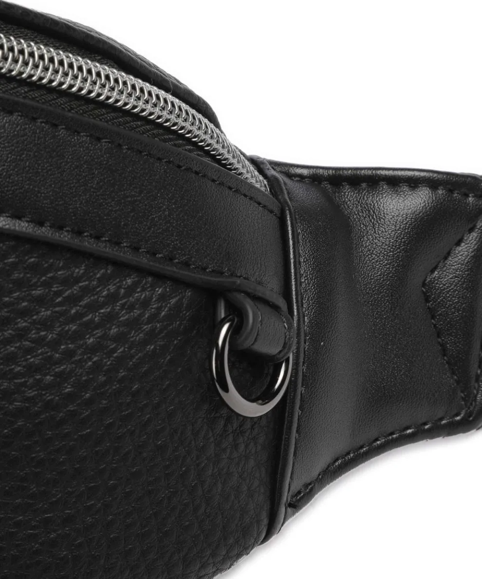 Efeo Gürteltasche Lederimitat schwarz