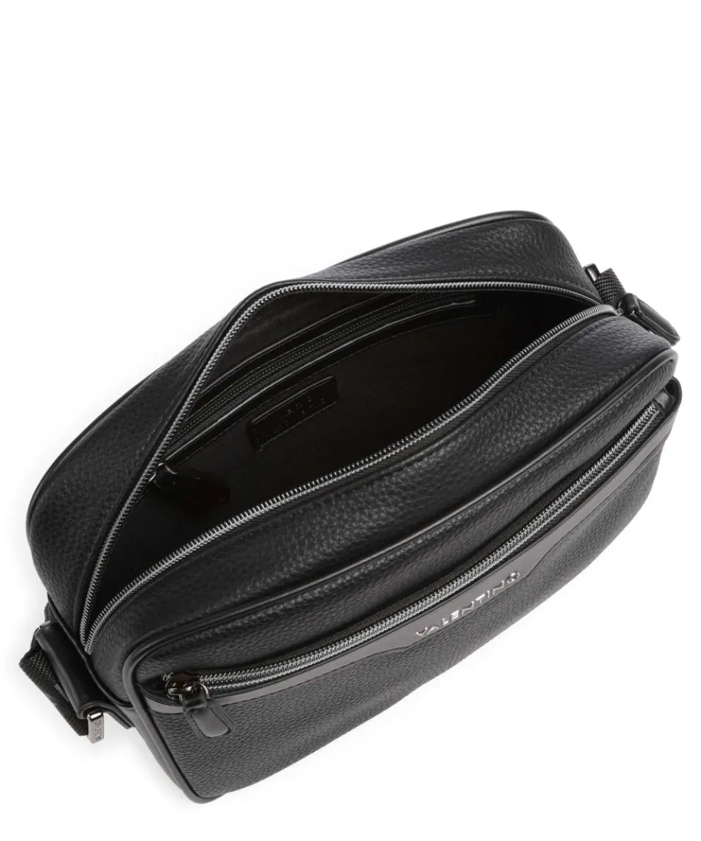 Efeo Umhängetasche Lederimitat schwarz