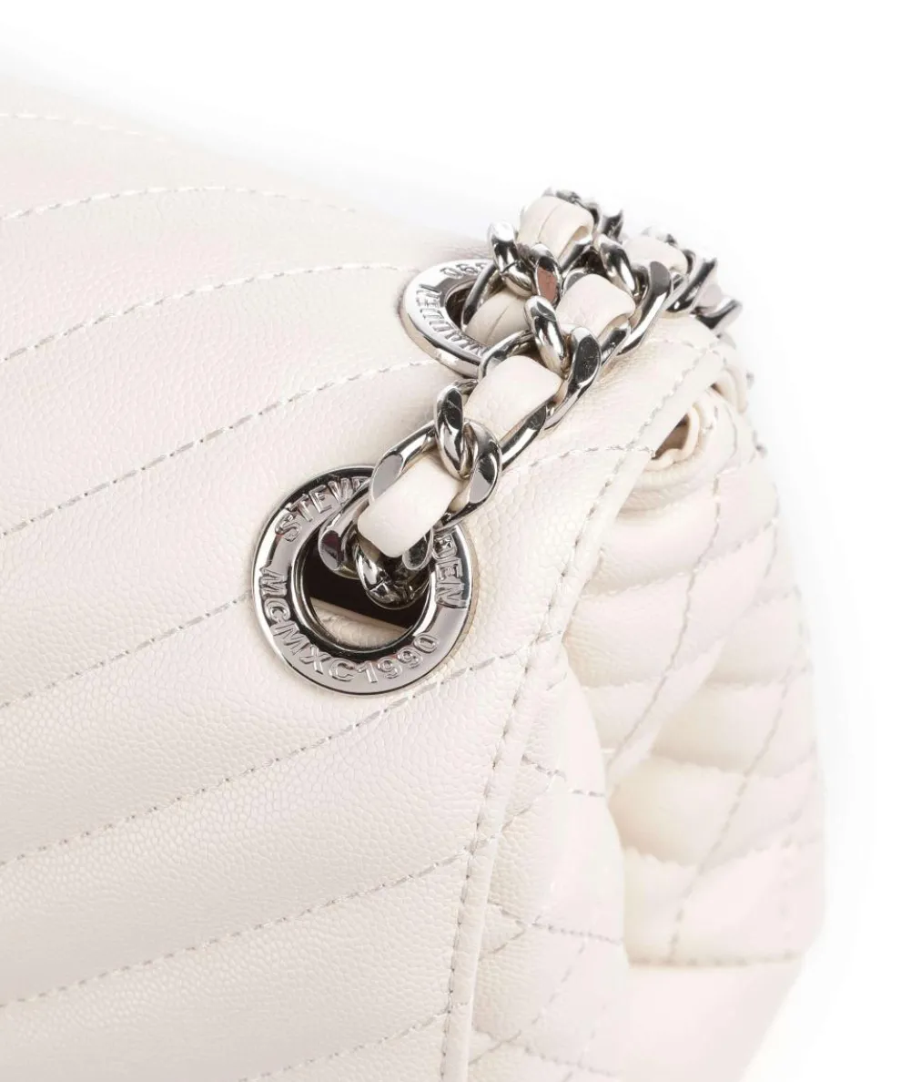 BVOLT Schultertasche Lederimitat elfenbein