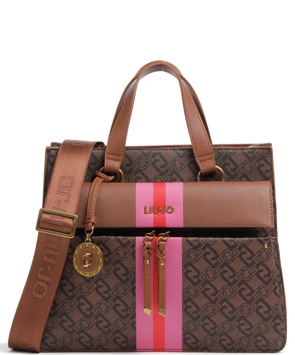 Clidia Handtasche Lederimitat braun