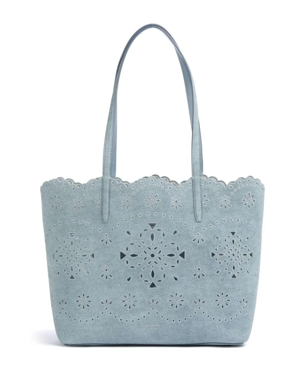 Do It All Large Shopper aufgerautes Rindsleder blau