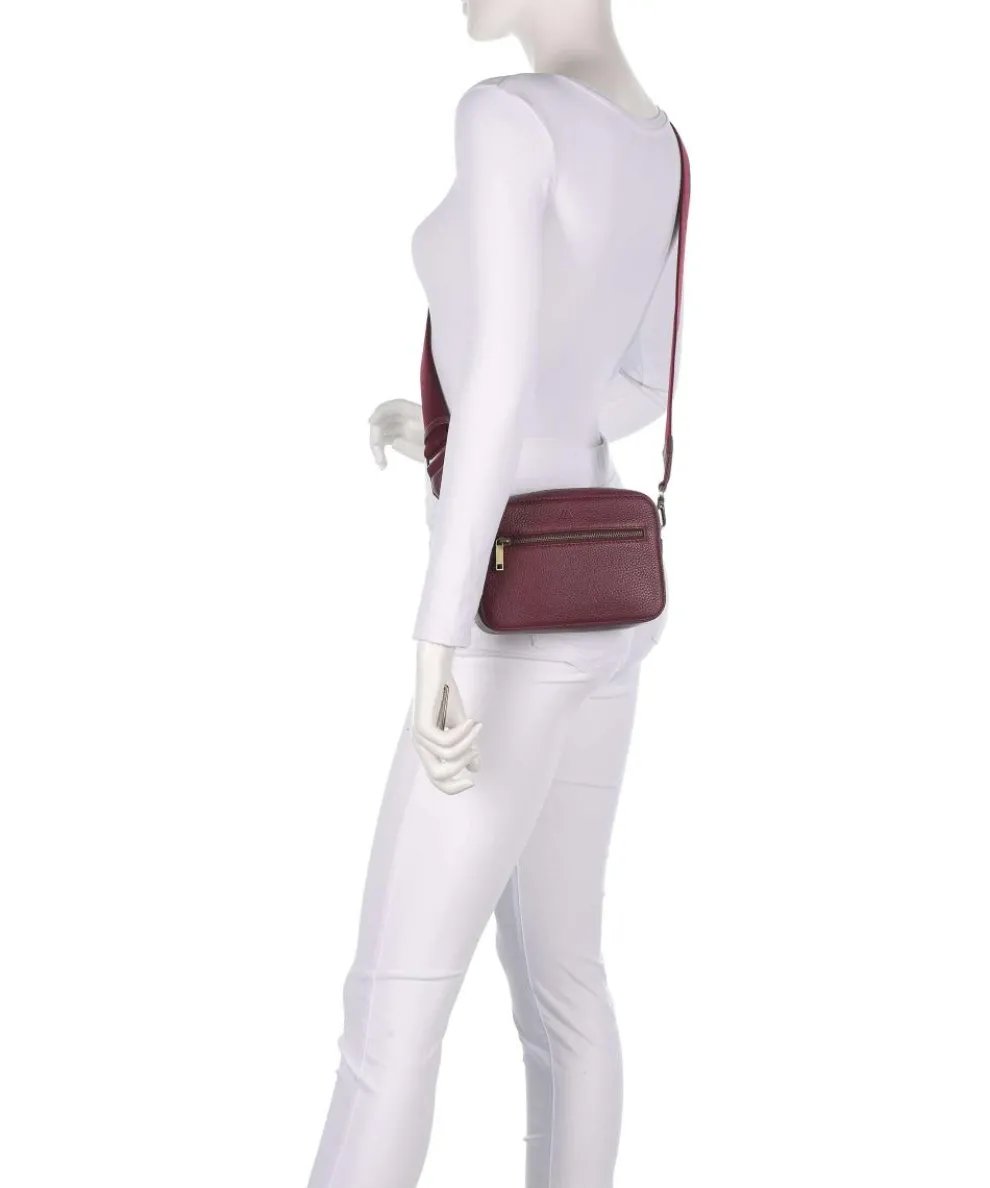 Elea Umhängetasche genarbtes Rindsleder bordeaux