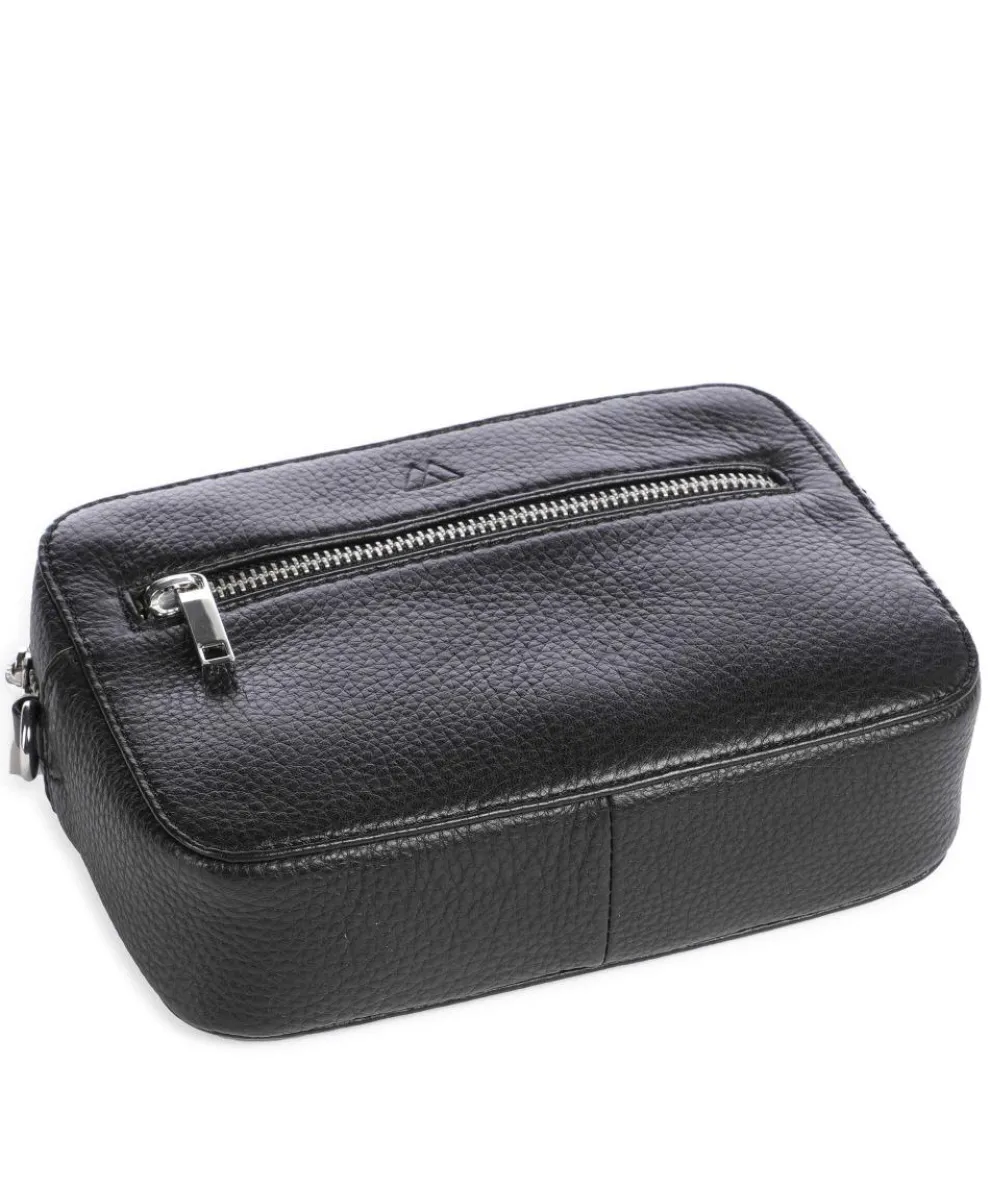 Elea Umhängetasche genarbtes Rindsleder schwarz