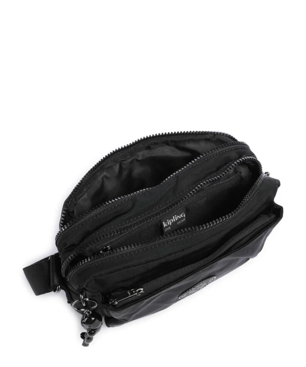 Elevated Abanu M Umhängetasche recyceltes Polyamid schwarz