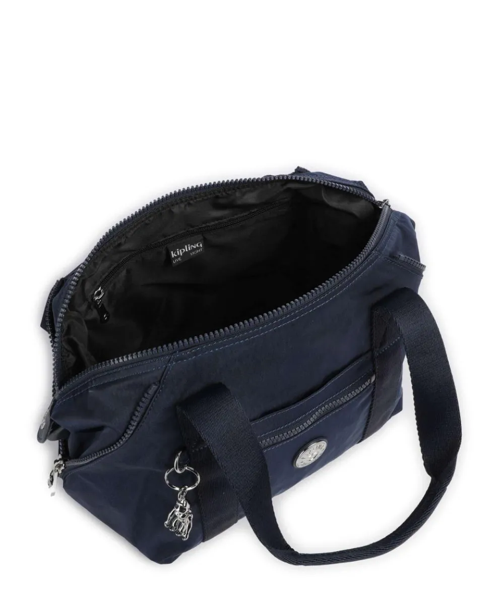 Elevated Art Mini Handtasche recyceltes Polyamid dunkelblau