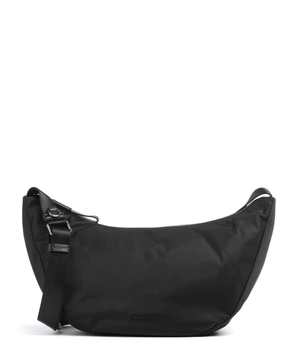 Elina S Umhängetasche recyceltes Nylon schwarz