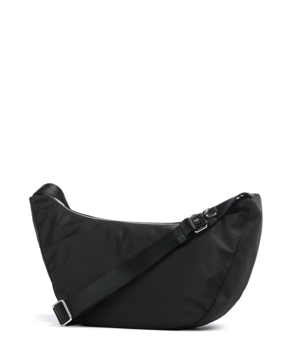 Elina S Umhängetasche recyceltes Nylon schwarz