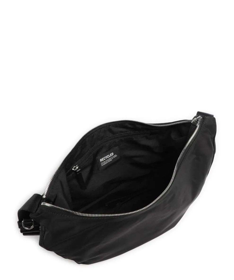 Elina S Umhängetasche recyceltes Nylon schwarz