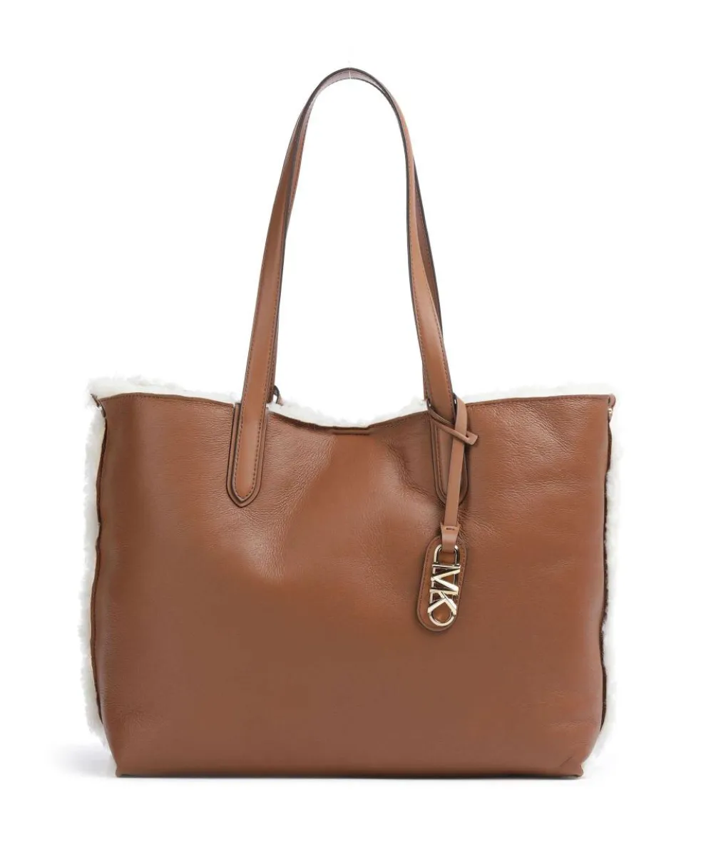 Eliza Shopper fein genarbtes Leder braun