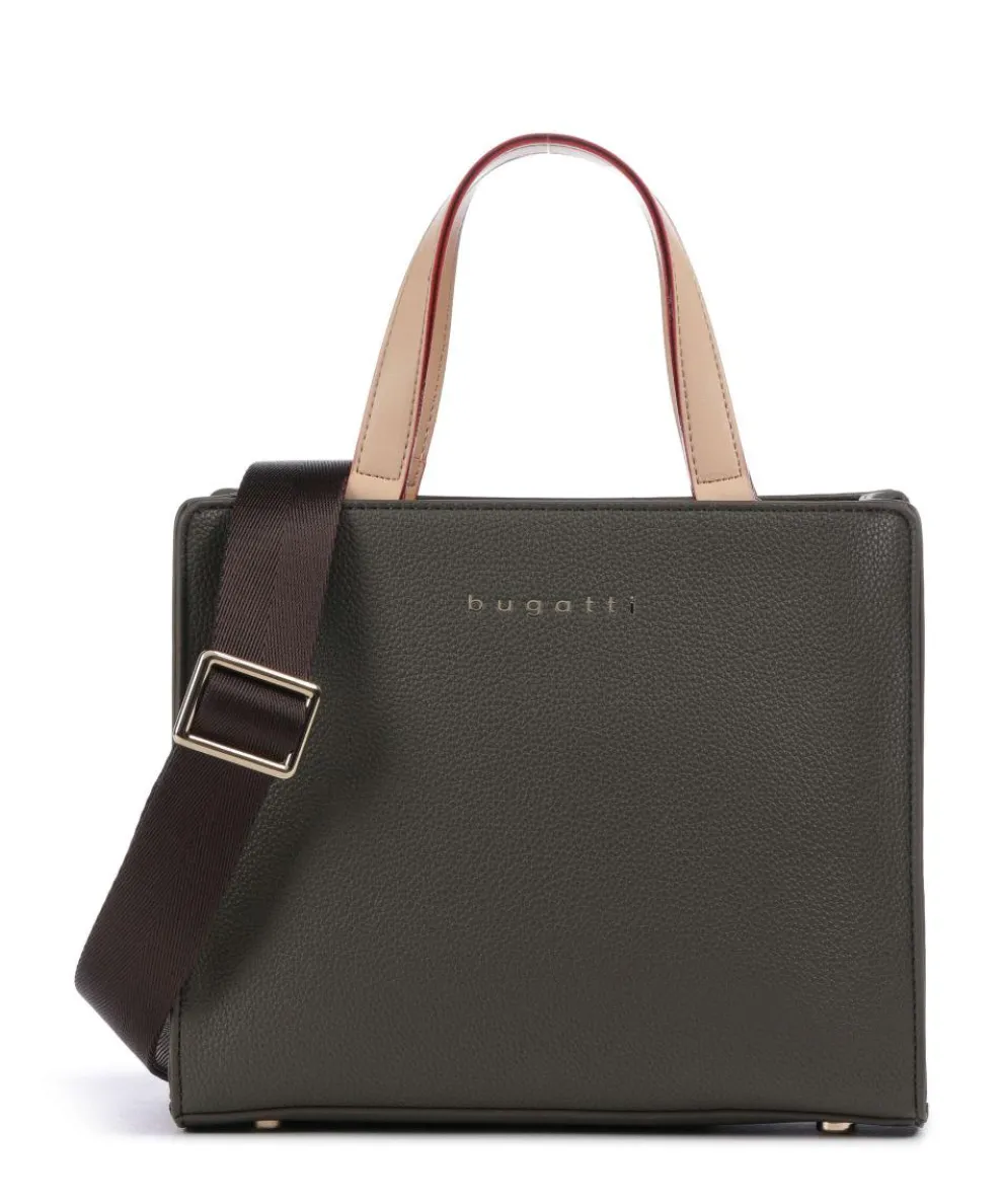 Ella Handtasche Lederimitat olivgrün