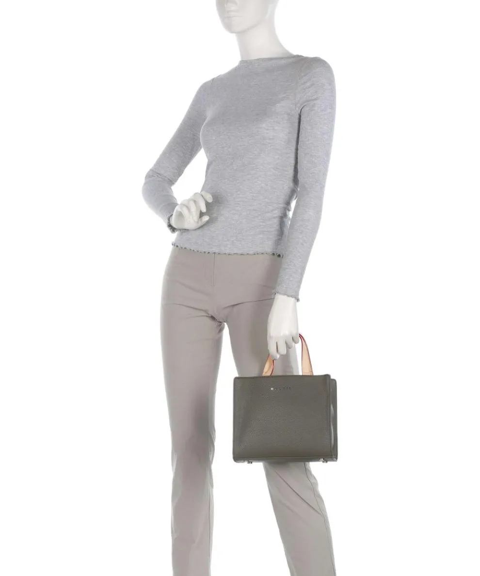 Ella Handtasche Lederimitat olivgrün