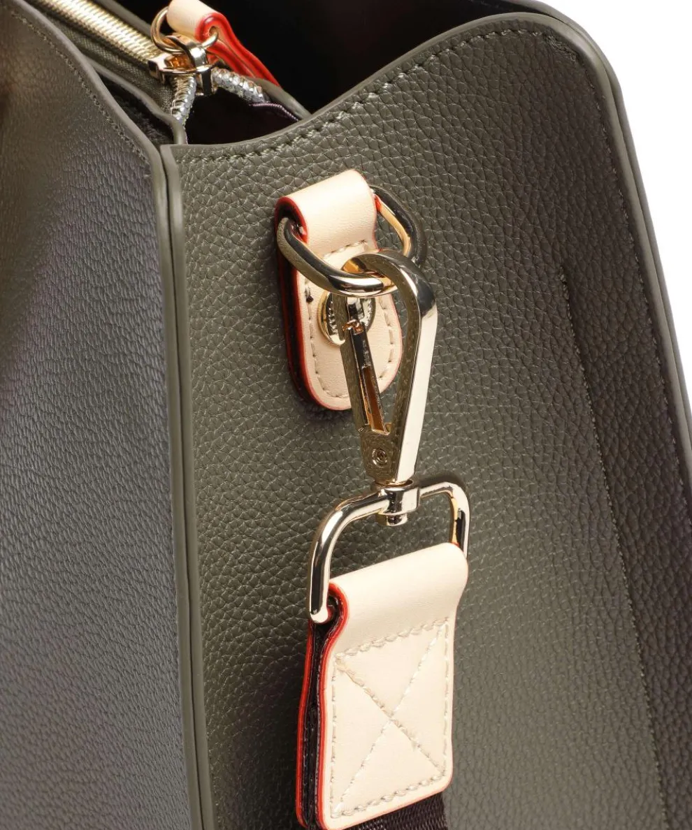 Ella Handtasche Lederimitat olivgrün