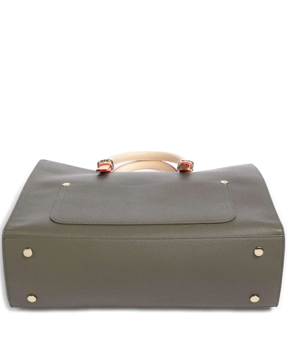 Ella Handtasche Lederimitat olivgrün