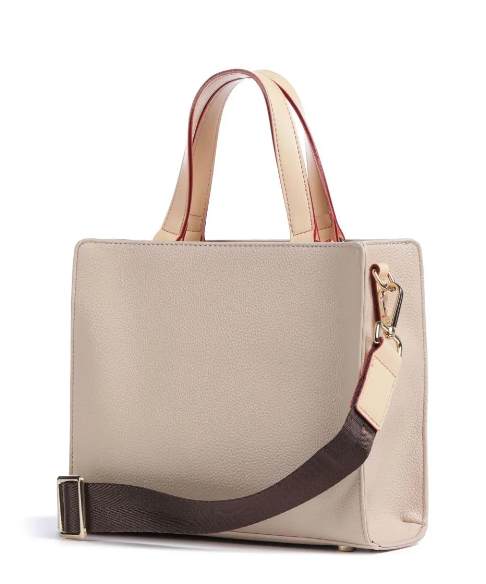 Ella Handtasche Lederimitat beige
