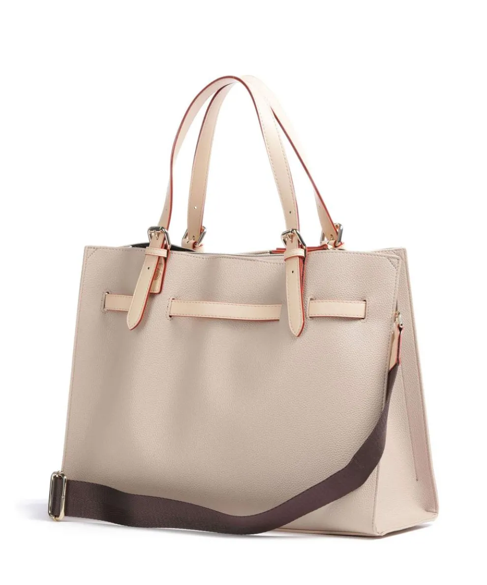 Ella Handtasche Lederimitat beige