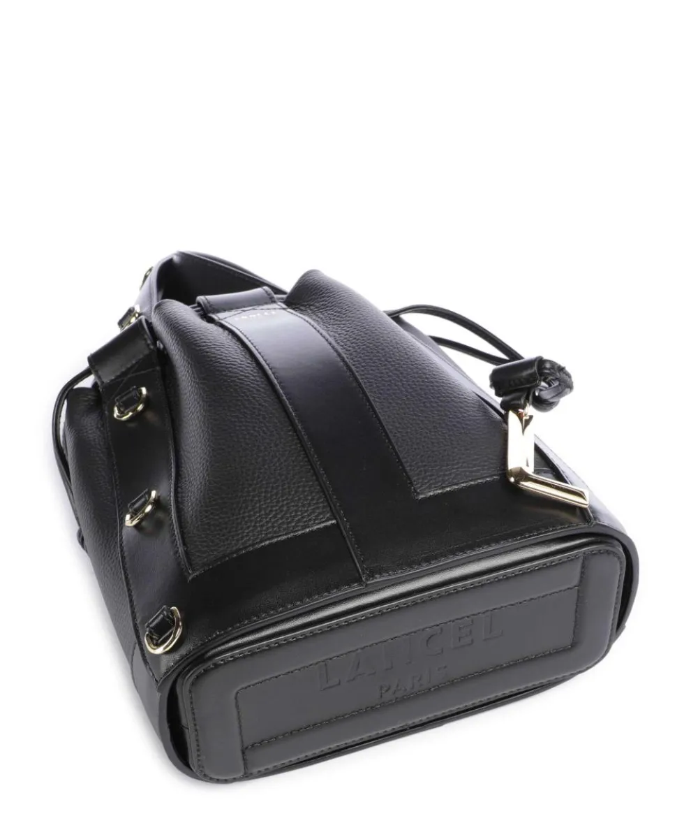 Elles S Bucket bag genarbtes Rindsleder schwarz