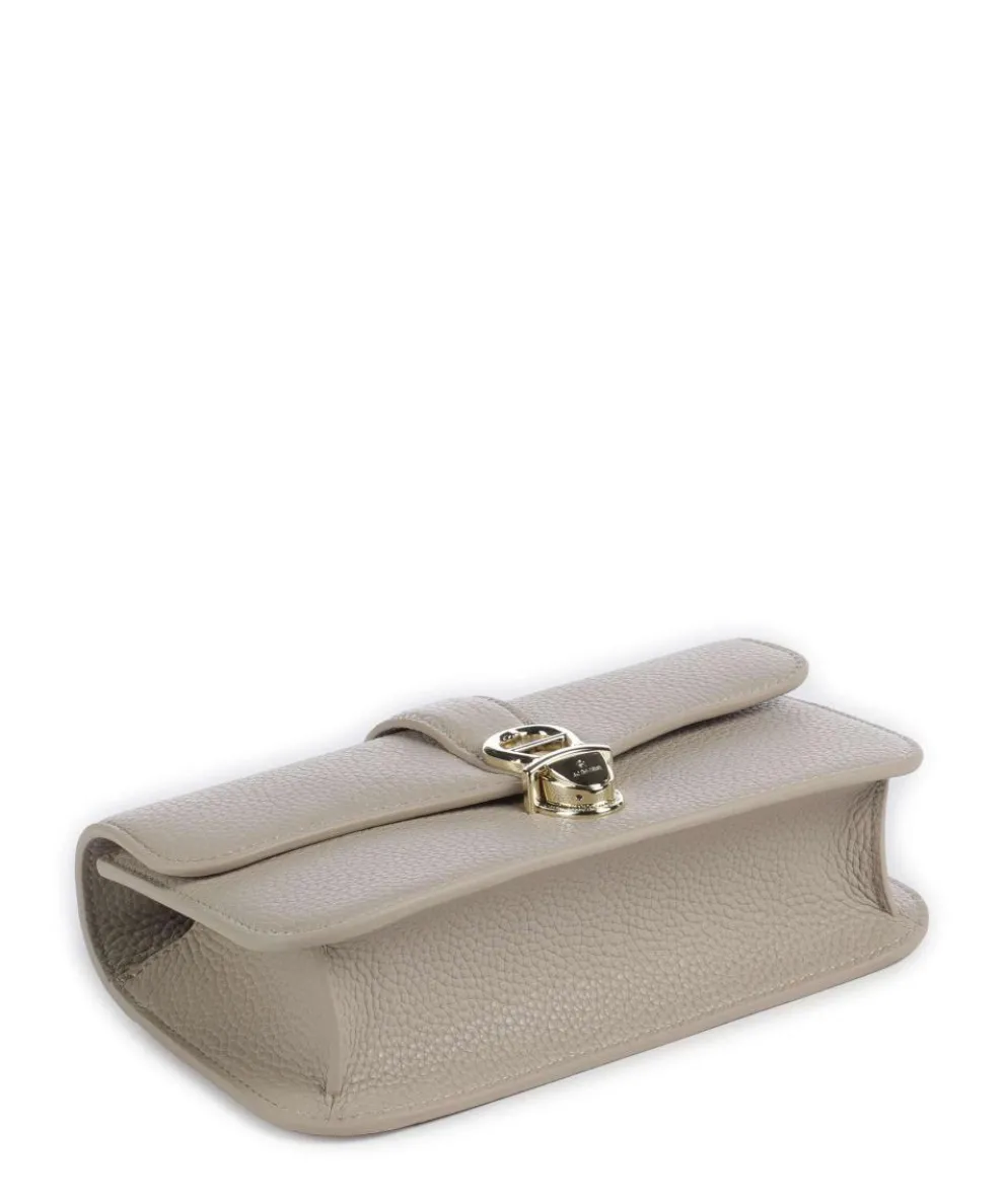 Elsa XS Umhängetasche genarbtes Rindsleder beige