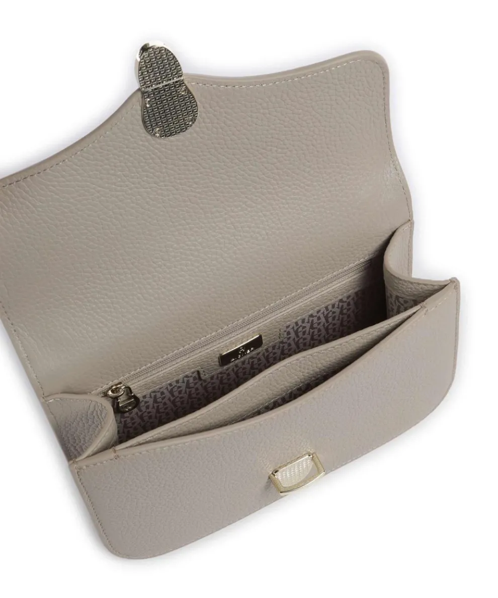 Elsa XS Umhängetasche genarbtes Rindsleder beige