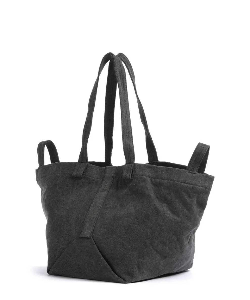 Elvira Denim M Shopper Canvas schwarz