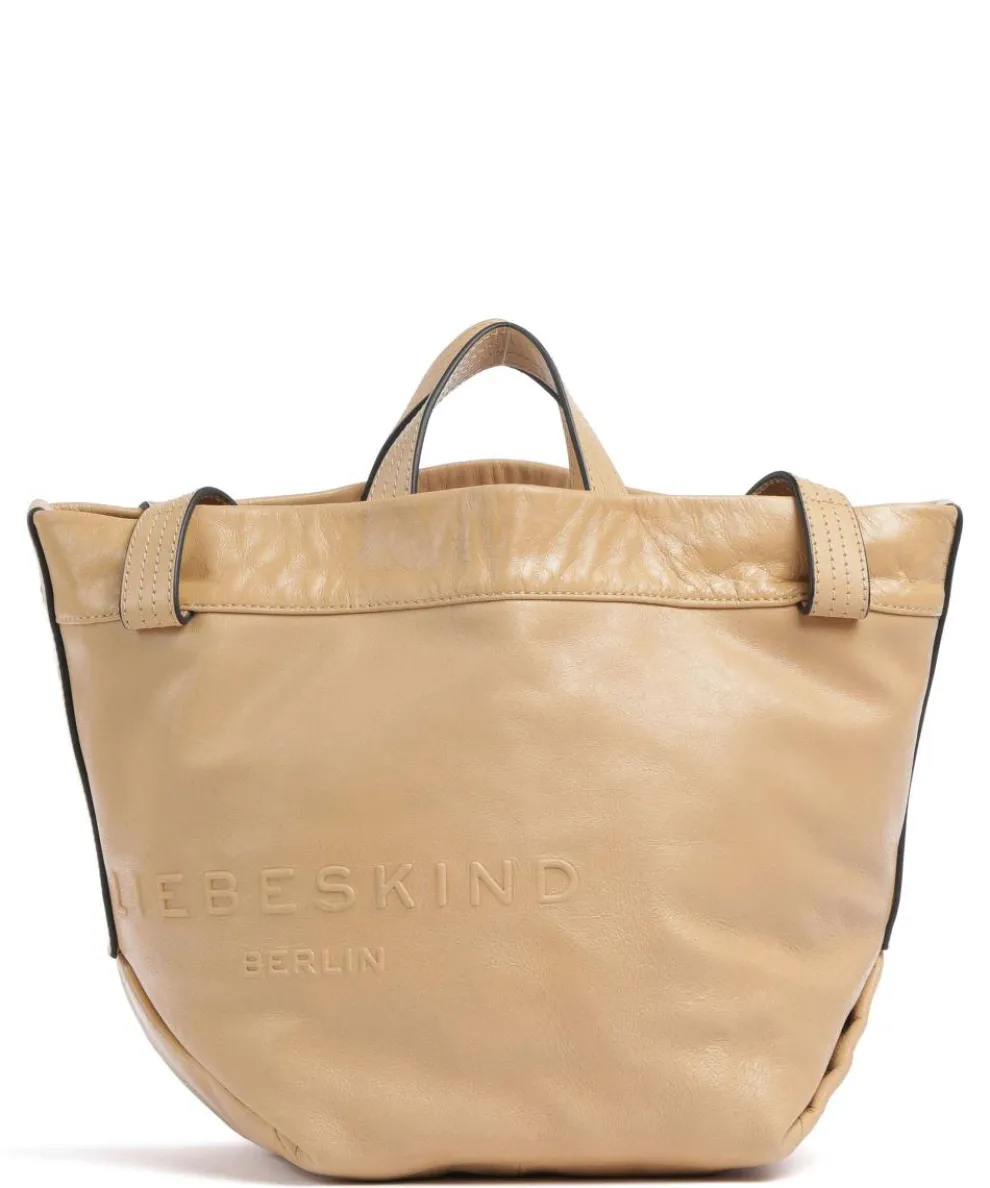 Elvira Lamb SF Verna S Handtasche fein genarbtes Leder beige