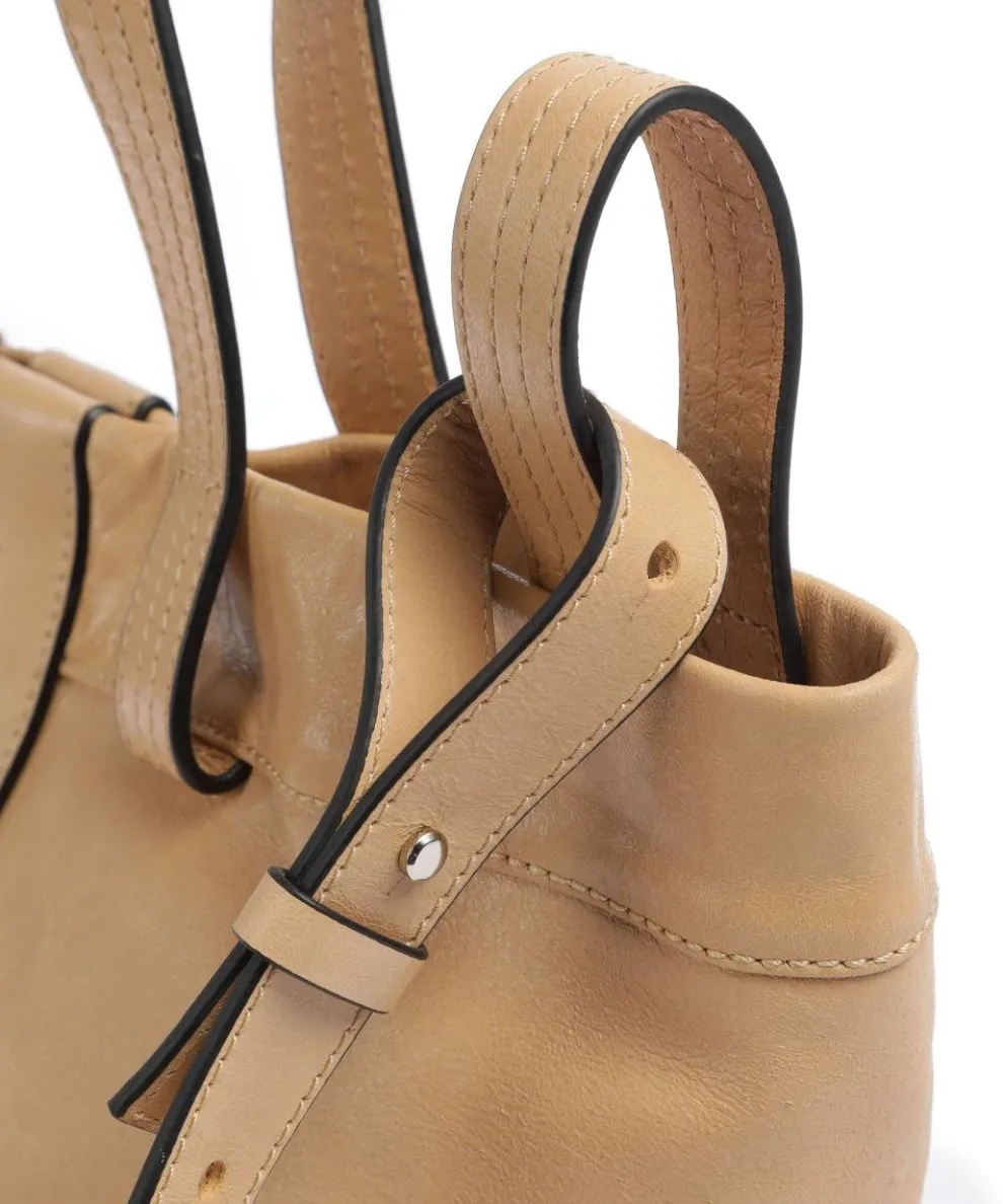 Elvira Lamb SF Verna S Handtasche fein genarbtes Leder beige