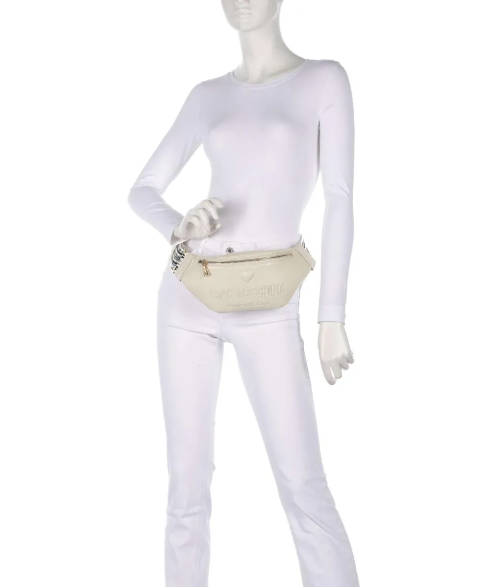 Ember Gürteltasche Lederimitat elfenbein