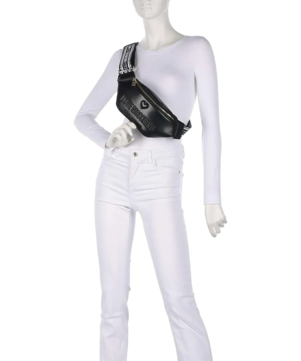 Ember Gürteltasche Lederimitat schwarz