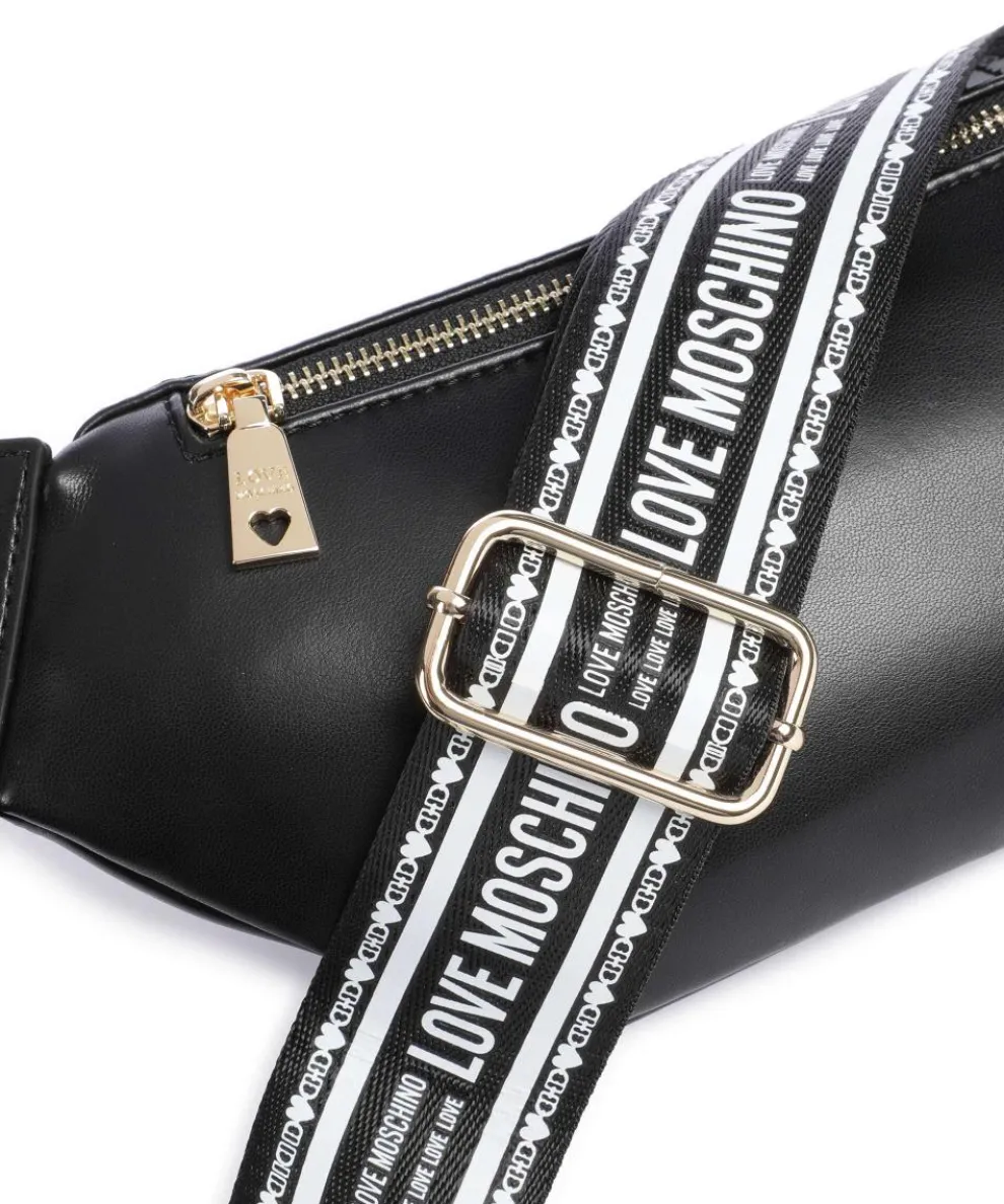 Ember Gürteltasche Lederimitat schwarz