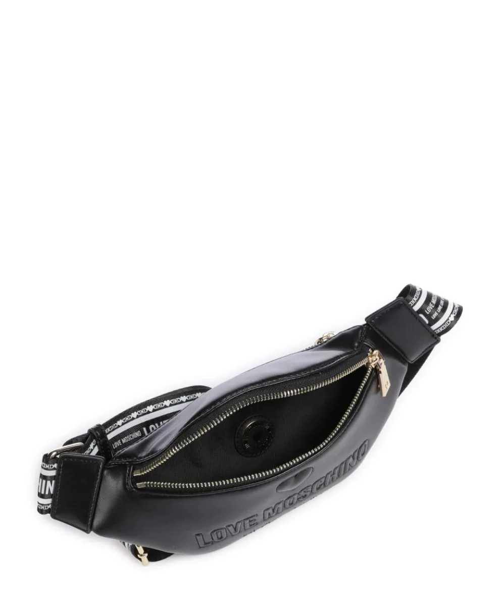 Ember Gürteltasche Lederimitat schwarz