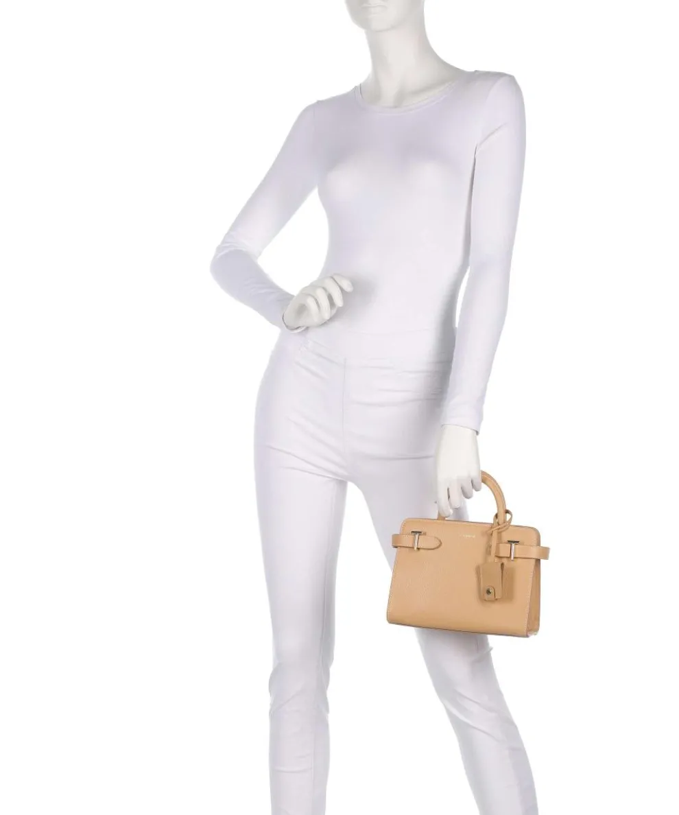 Emilie Handtasche genarbtes Leder natur