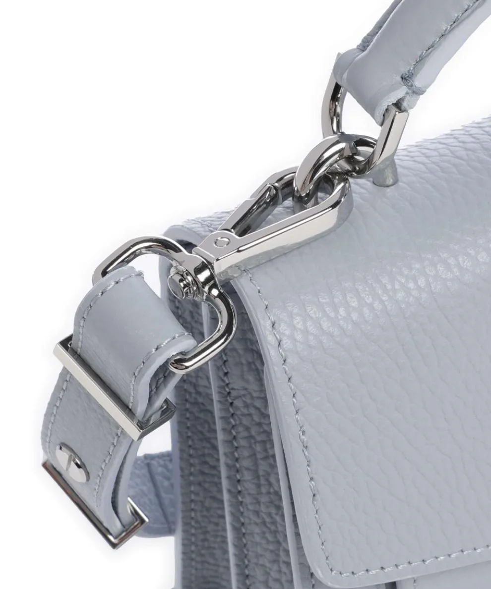 Emily Umhängetasche genarbtes Rindsleder hellblau