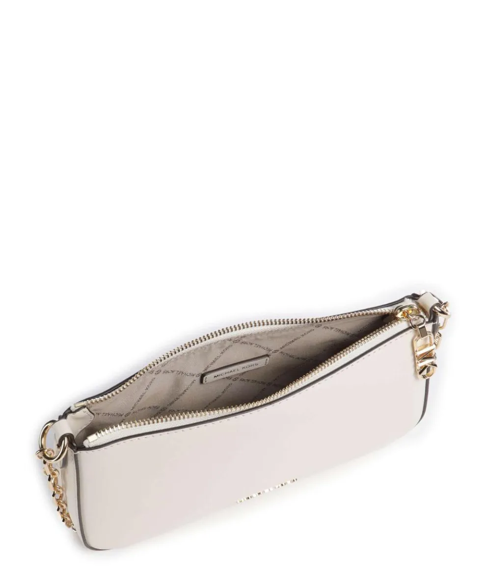 Empire Medium Schultertasche fein genarbtes Leder creme