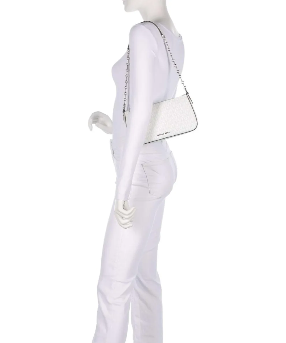 Empire Medium Schultertasche Lederimitat weiß