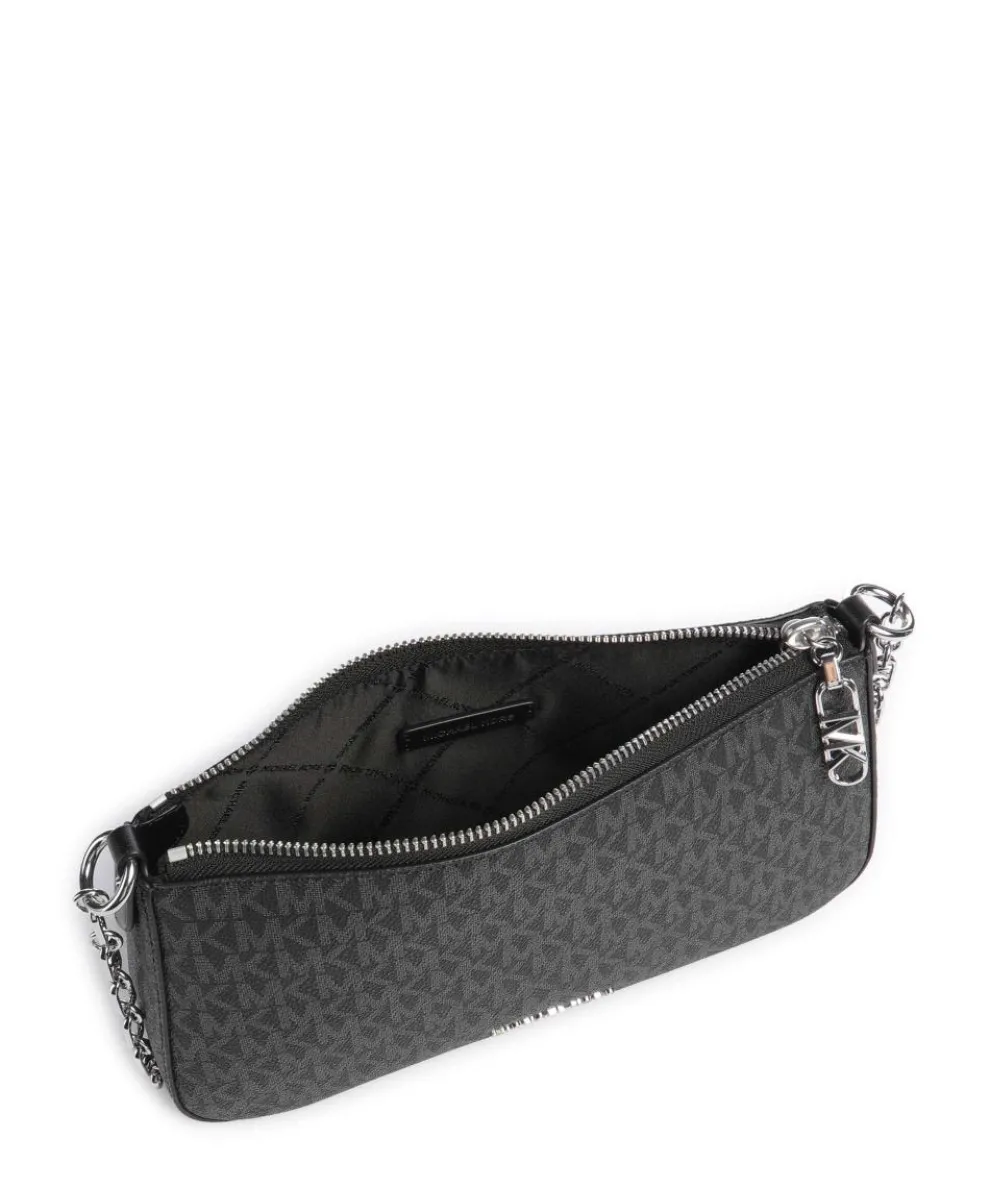 Empire Medium Schultertasche Lederimitat schwarz