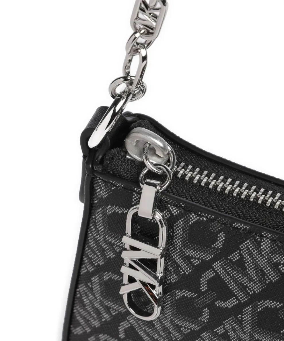 Empire Schultertasche Lederimitat schwarz