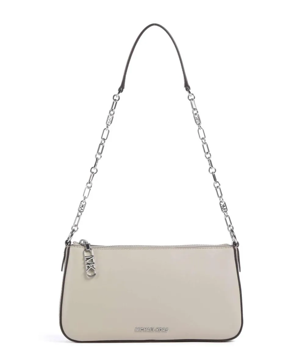 Empire Schultertasche fein genarbtes Leder sand