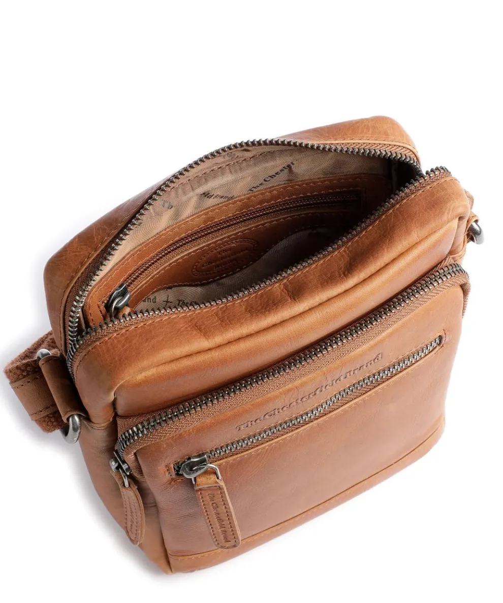 Birmingham Umhängetasche Pull-Up Rindsleder cognac