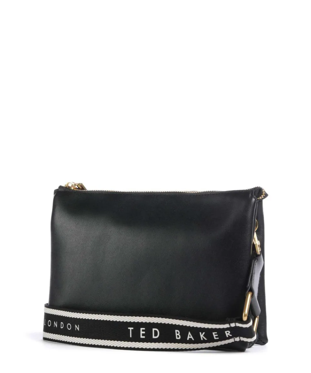 Esille Umhängetasche genarbtes Rindsleder schwarz