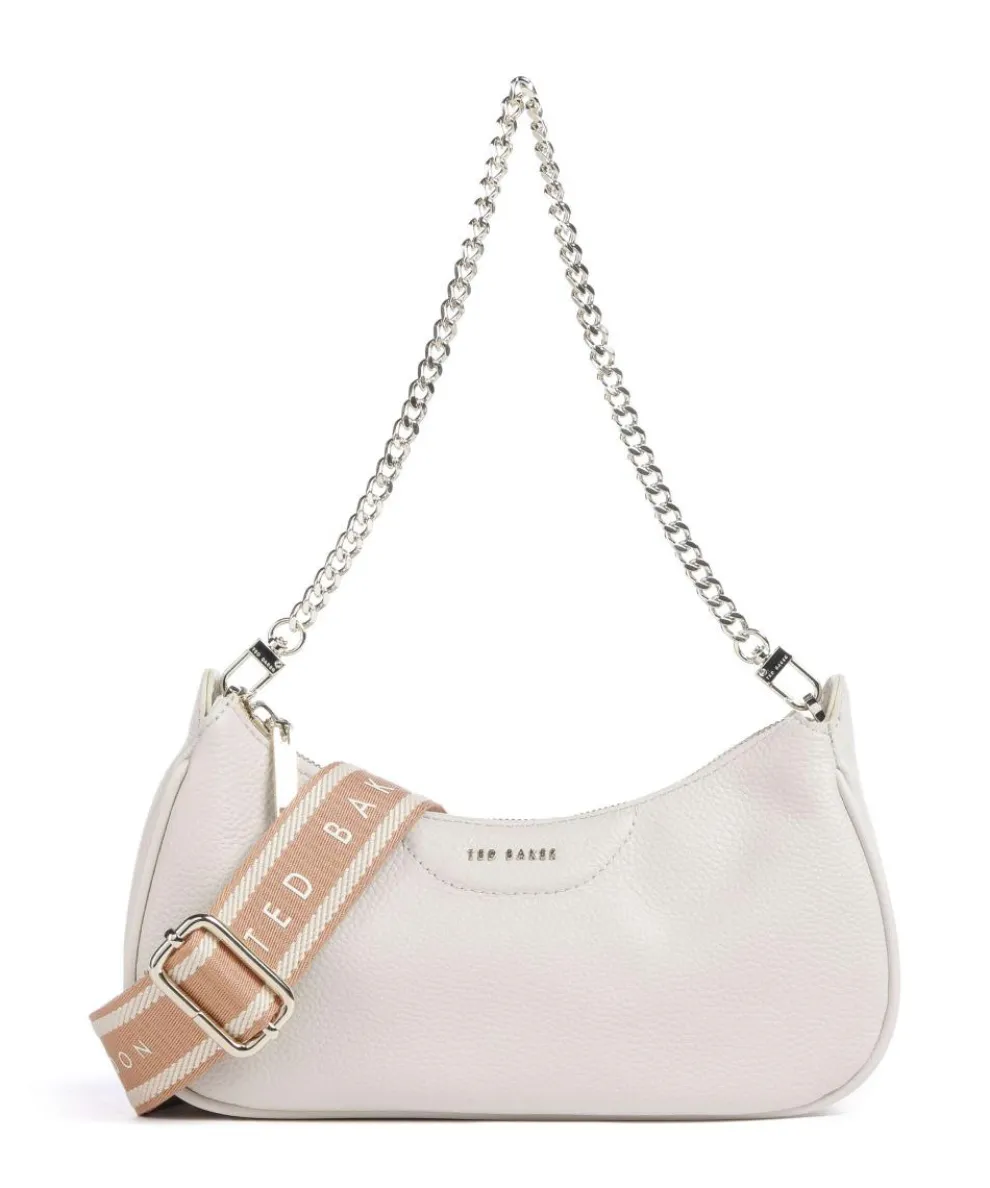 Essiy Schultertasche fein genarbtes Rindsleder elfenbein