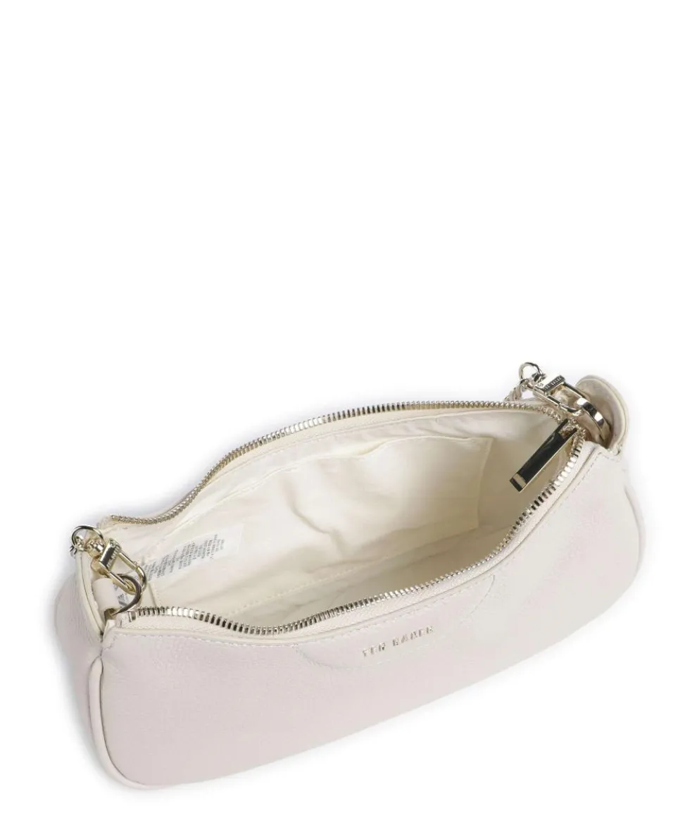 Essiy Schultertasche fein genarbtes Rindsleder elfenbein