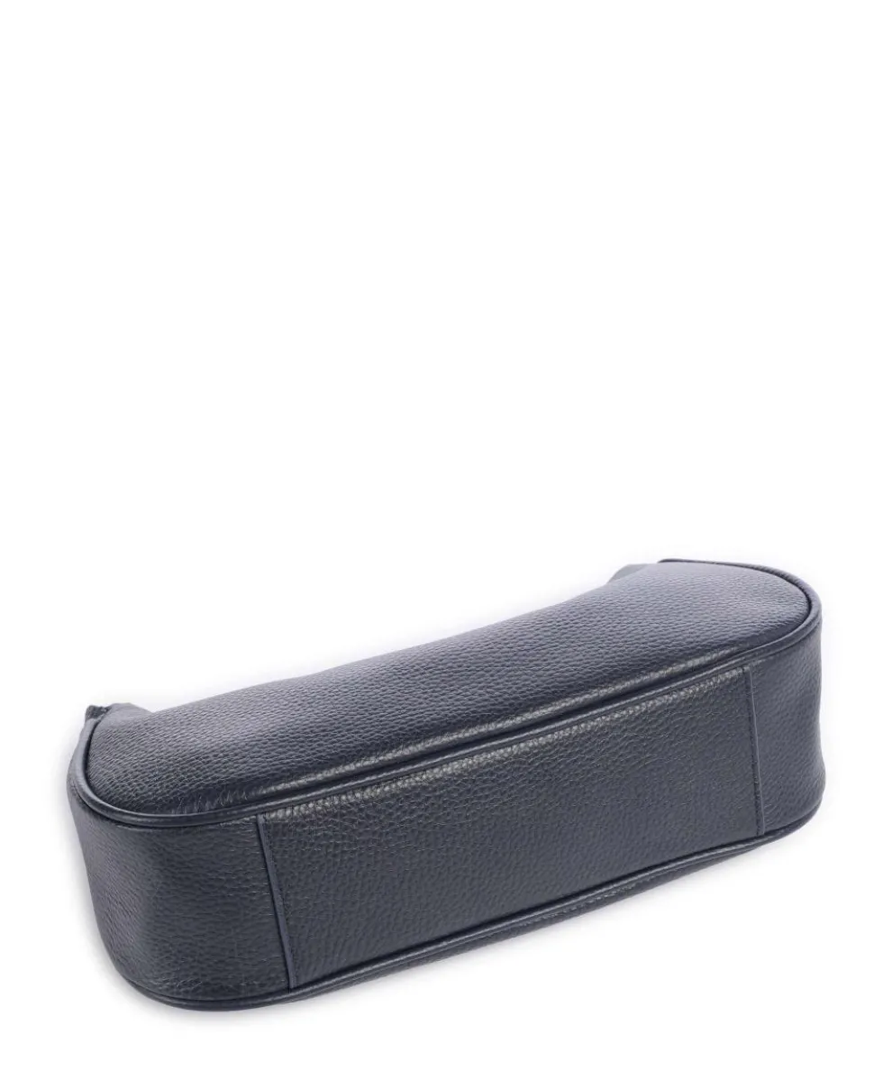 Essiy Schultertasche fein genarbtes Rindsleder navy