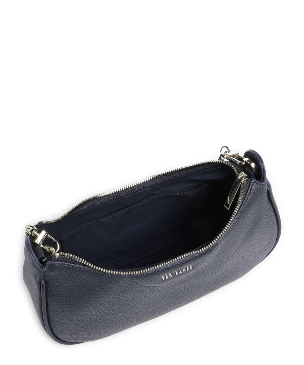 Essiy Schultertasche fein genarbtes Rindsleder navy