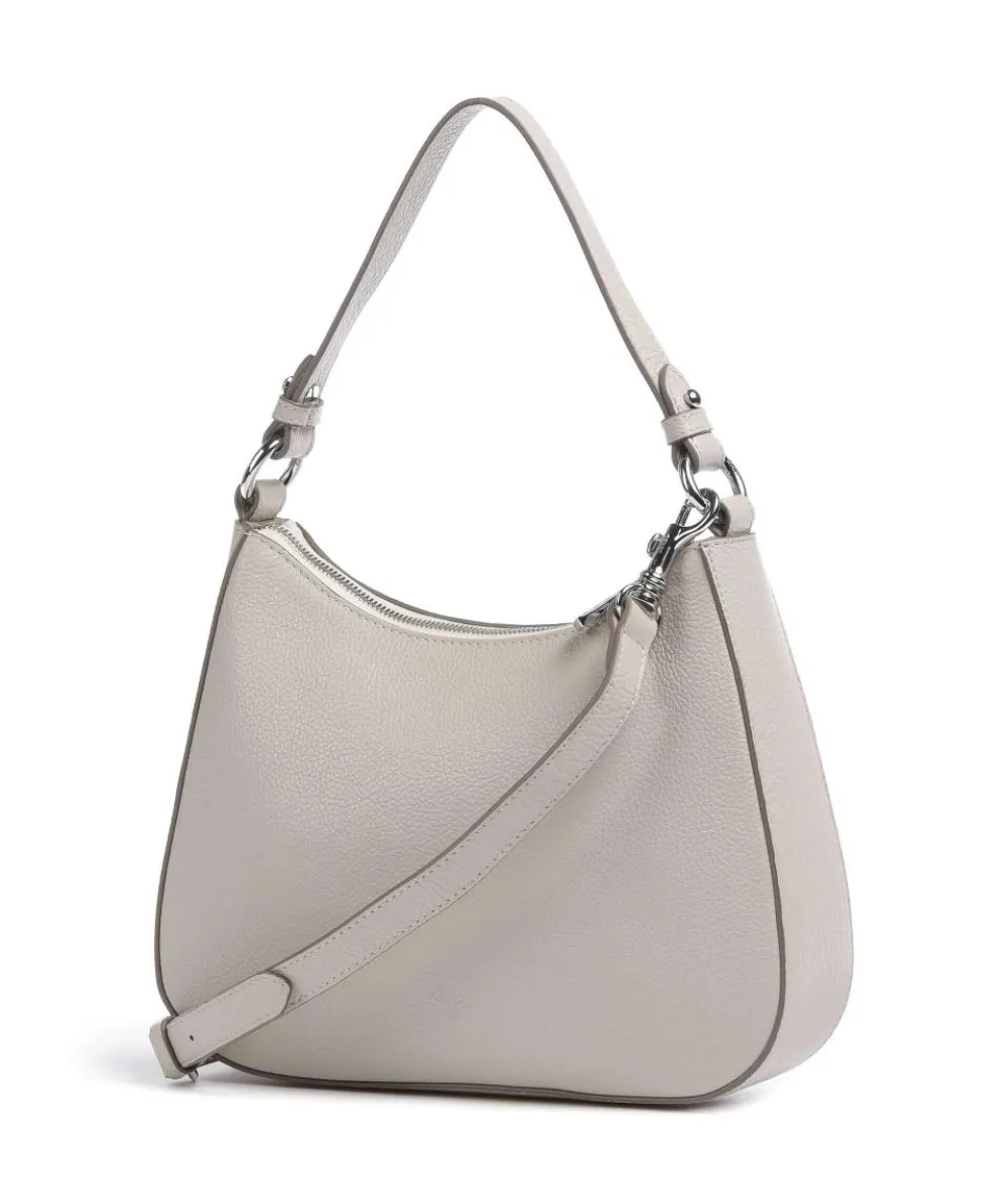 Estate Loreen Beuteltasche genarbtes Leder hellgrau