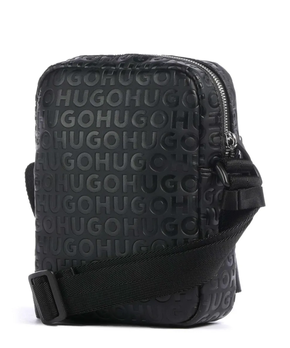 Ethon 2.0 Umhängetasche Lederimitat schwarz