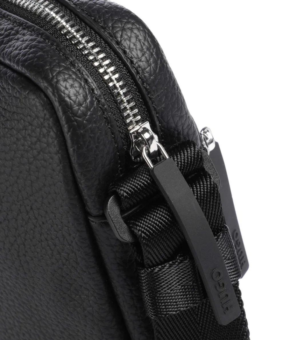 Ethon 2.0 Umhängetasche Lederimitat schwarz