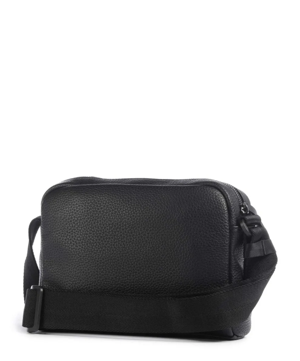 Ethon Umhängetasche Lederimitat schwarz