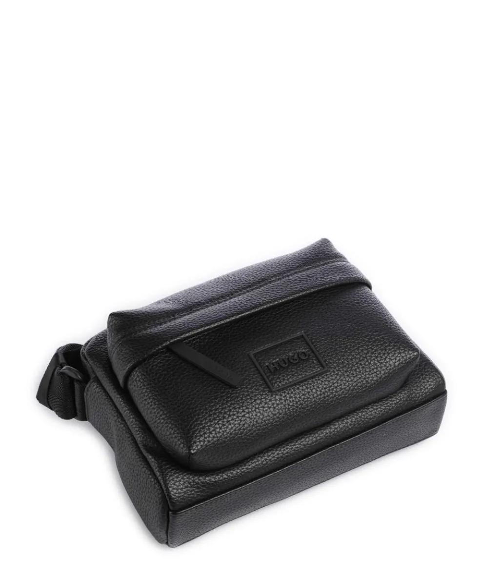 Ethon Umhängetasche Lederimitat schwarz