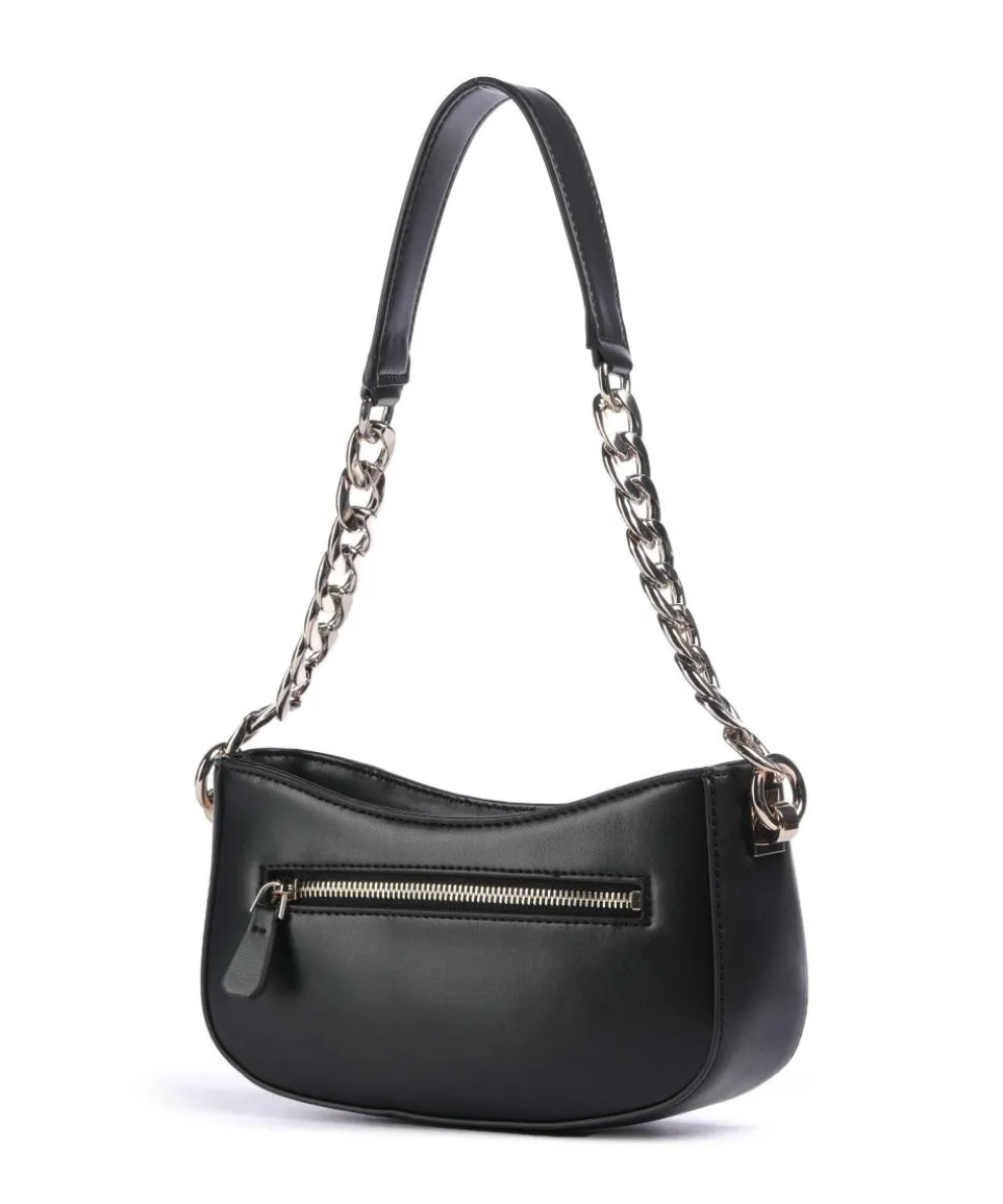 Evelune Schultertasche Lederimitat schwarz