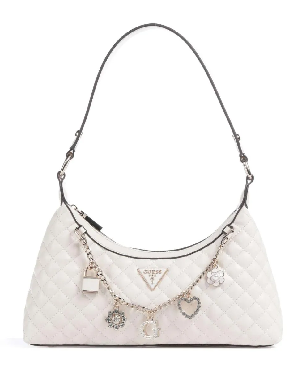 Everlee Schultertasche Lederimitat weiß